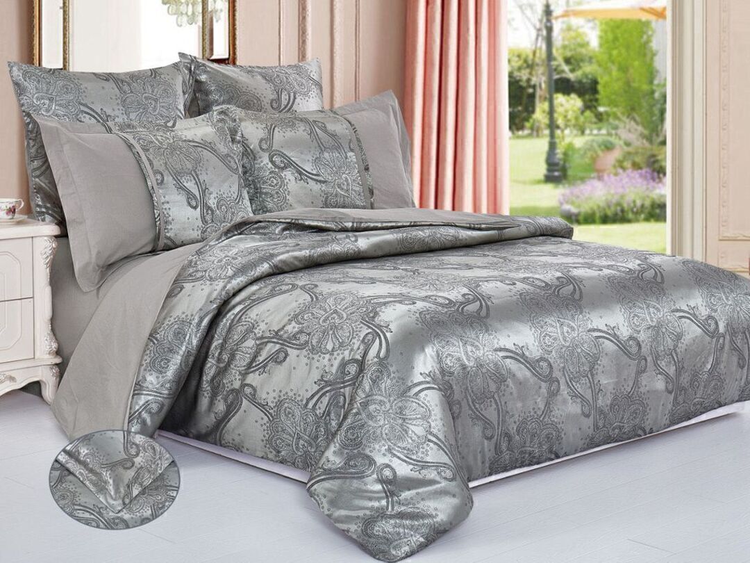 КПБ семейный сатин-жаккард Satin Jacquard SG Клео <SG-117>