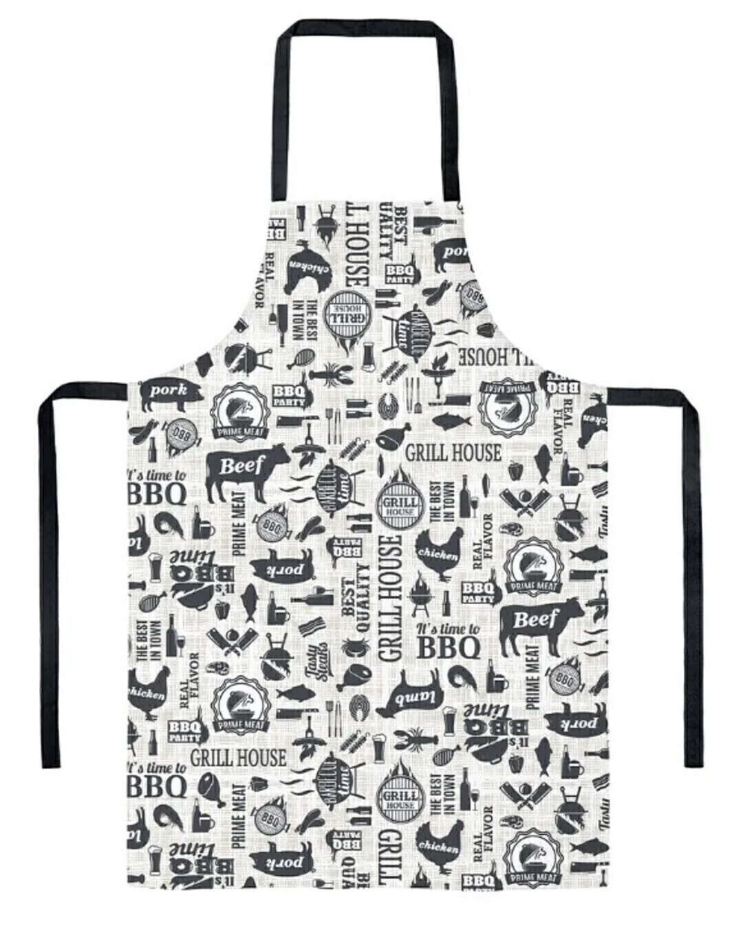 Фартук рогожка 60*70 Унисон <767945,  33020-1 BBQ>