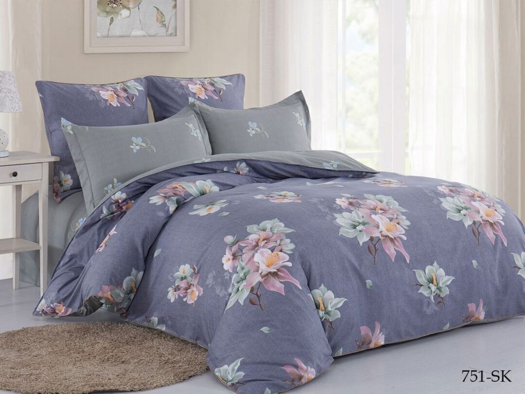 КПБ 2сп сатин в коробке (нав 70*70) Satin de Luxe SK Клео <751-SK>