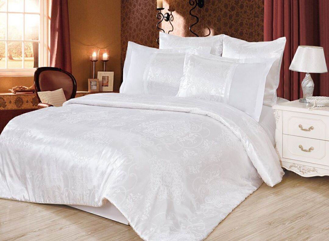 КПБ семейный сатин-жаккард Satin Jacquard SG Клео <SG-102>