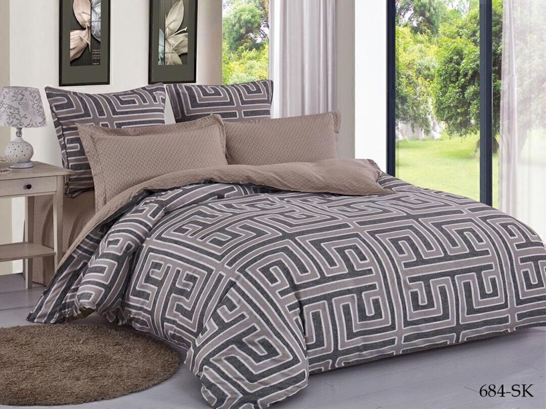 КПБ 2сп сатин в коробке (нав 70*70) Satin de Luxe SK Клео <684-SK>
