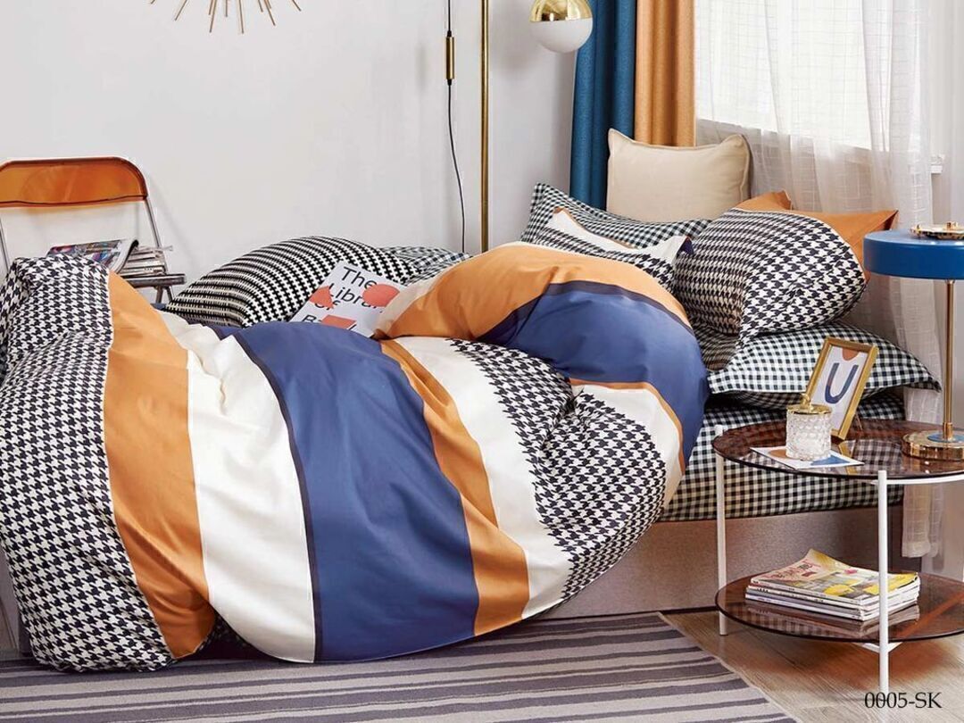 КПБ евро сатин в коробке Satin de Luxe SK Клео <0005-SK>