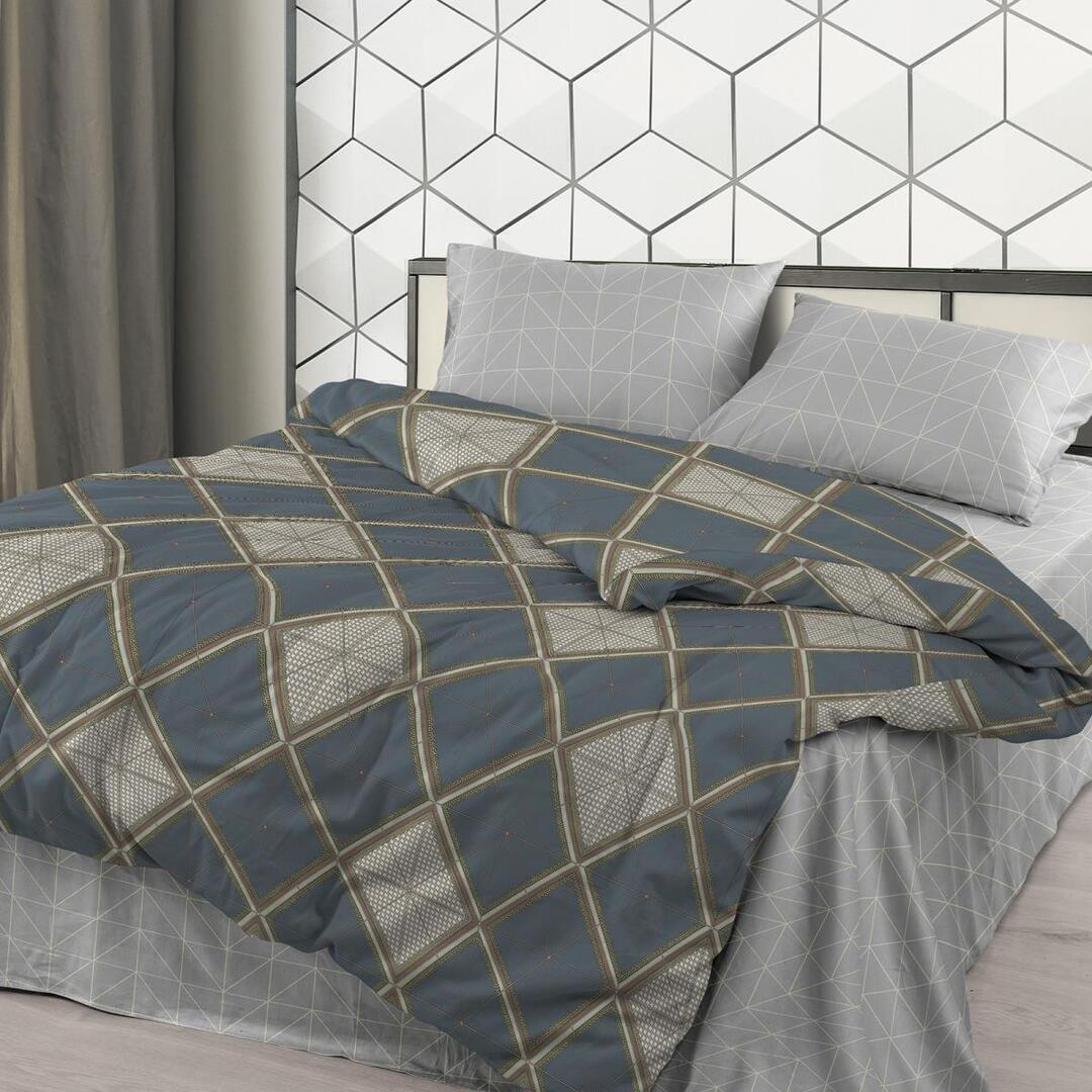 КПБ 2сп бязь Венге <24322-2/24241-5 Lorenza grey Скидка 10%>