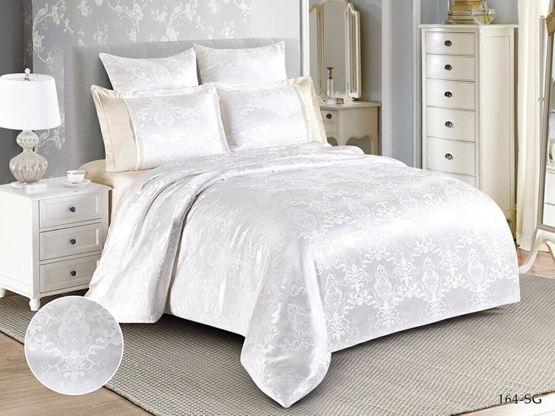 КПБ семейный сатин-жаккард Satin Jacquard SG Клео <SG-164>
