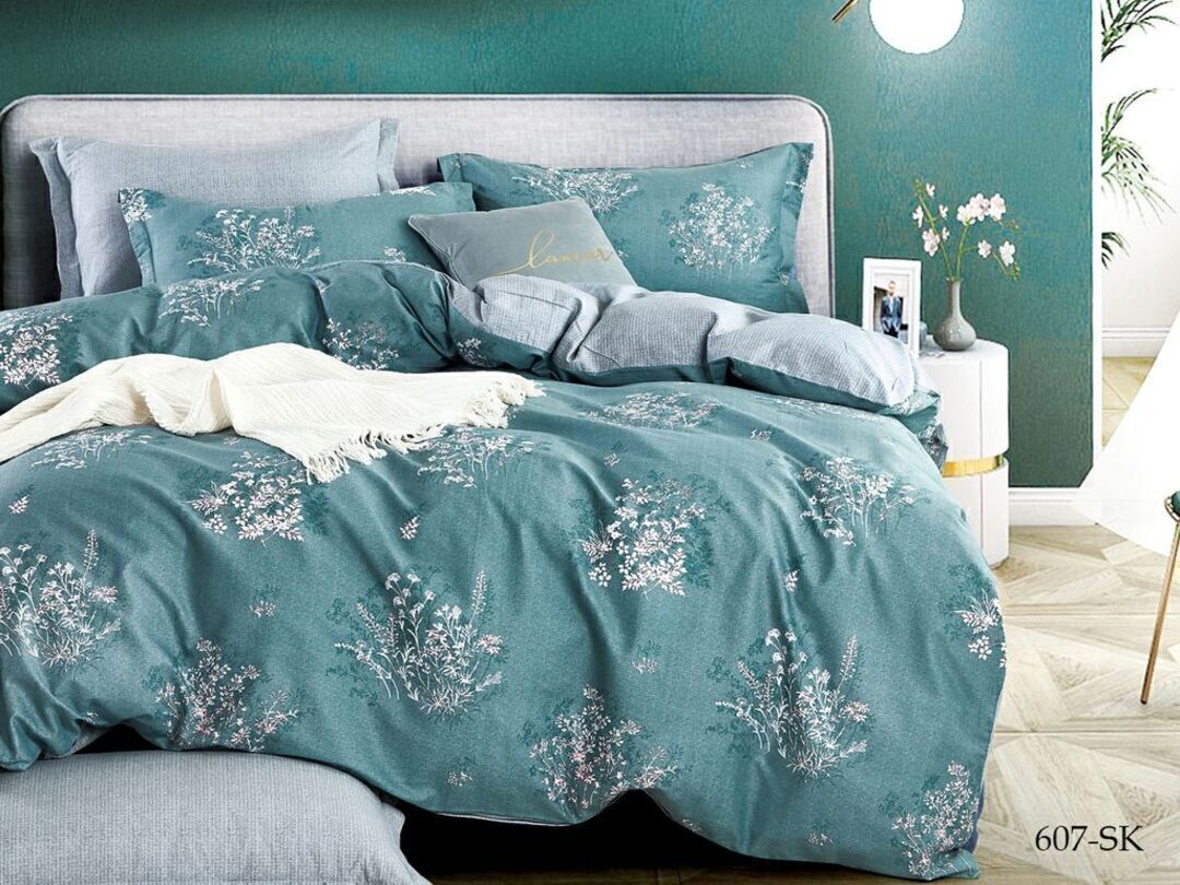 КПБ евро сатин в коробке Satin de Luxe SK Клео <607-SK>