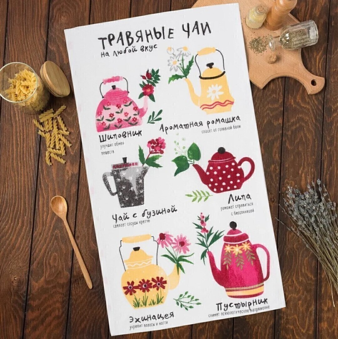 Полотенце рогожка Доляна