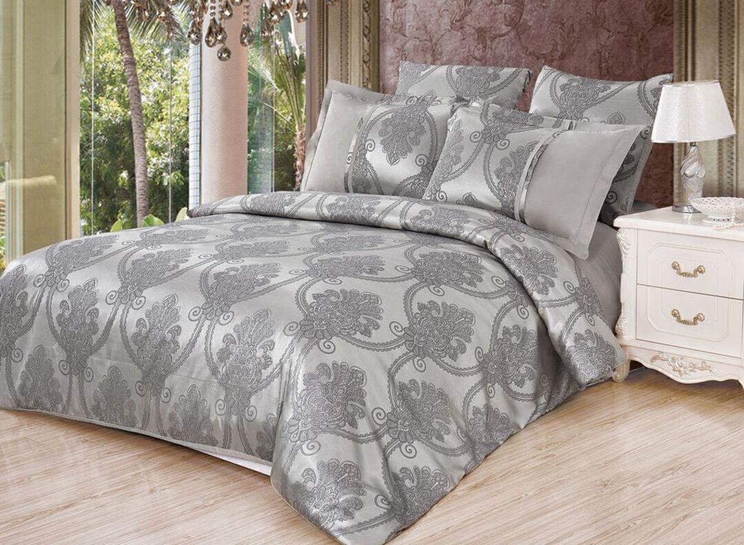 КПБ семейный сатин-жаккард Satin Jacquard SG Клео <SG-090>