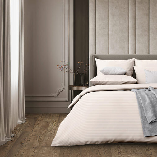 КПБ  страйп-сатин (нав 70*70) Verossa Stripe <70243 Antique White>
