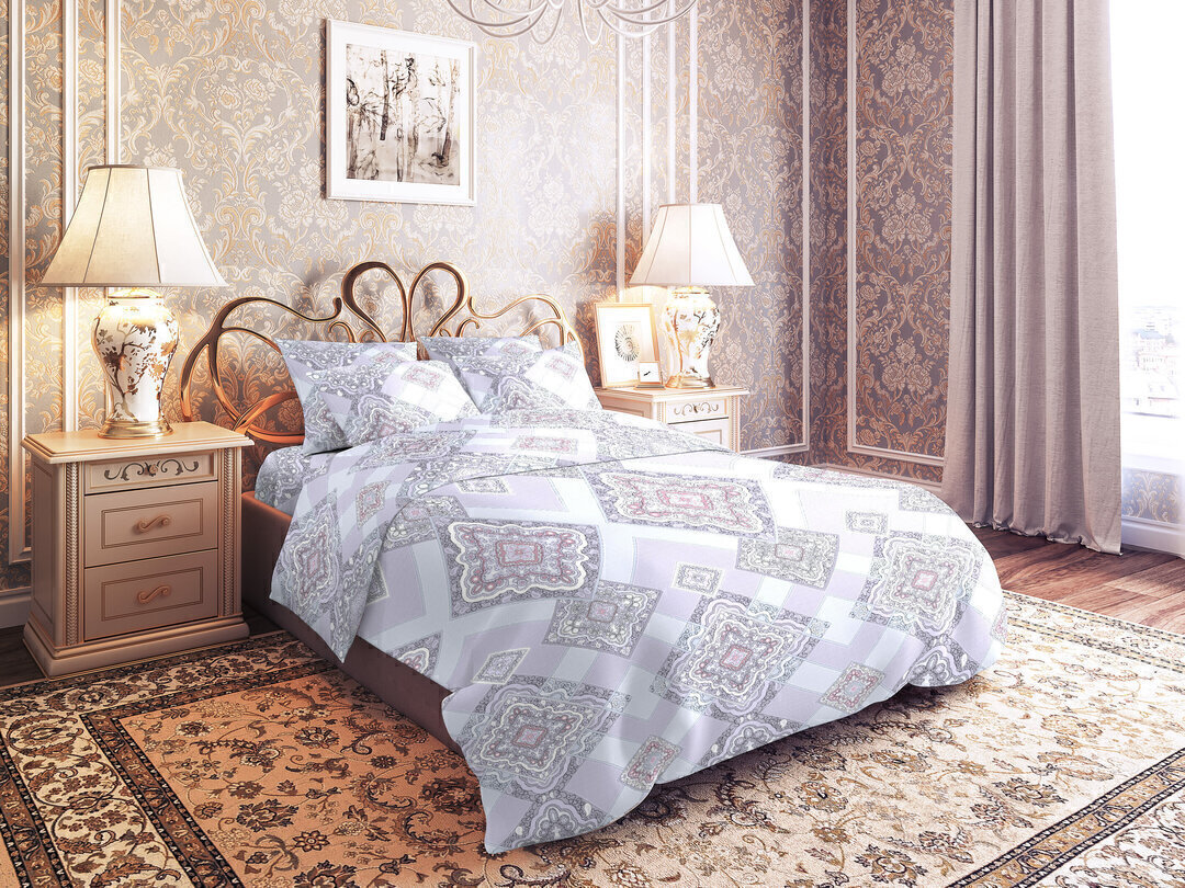 Простыня 2сп бязь 125 (180*210) Реноме <7939-3 Дороти> (арт.35/105)