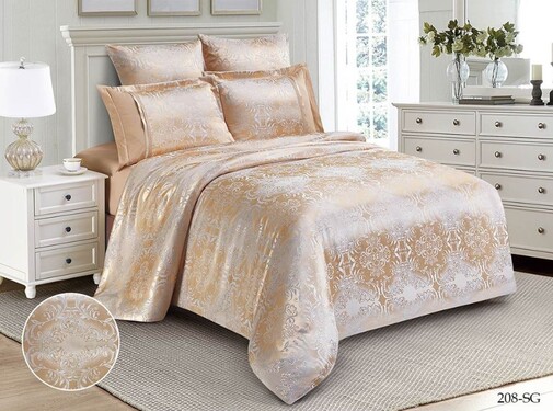 КПБ семейный сатин-жаккард Satin Jacquard SG Клео <SG-208>