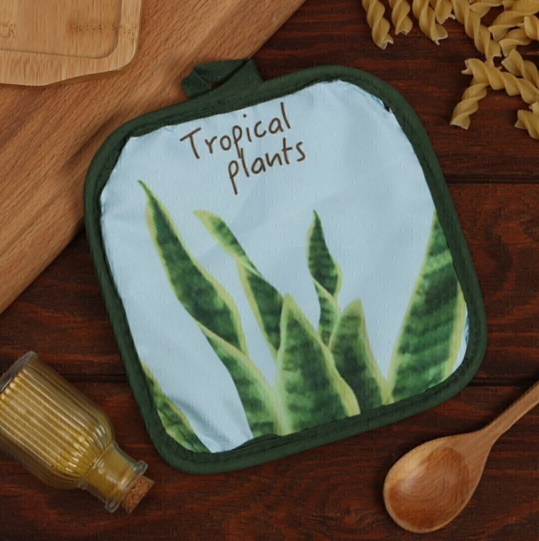 Прихватка п/э 17*17 Доляна <9241957 Tropical голубой>