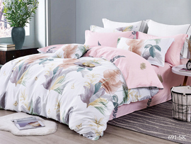 КПБ евро сатин в коробке Satin de Luxe SK Клео <691-SK>