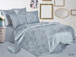 КПБ евро сатин-жаккард Satin Jacquard SG Клео <SG-142>