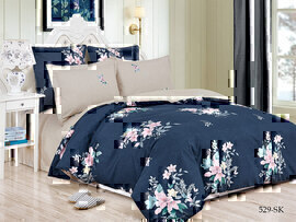 КПБ евро сатин в коробке Satin de Luxe SK Клео <529-SK>