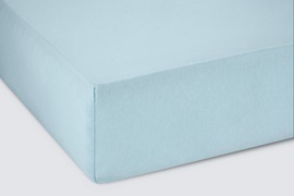 Простыня трикотажная 60*120*20 на резинке Экотекс Скидка 10%<60*120*20, голубой детское>