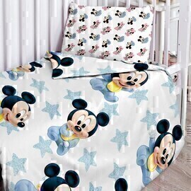 КПБ в детскую кроватку поплин Disney Baby<738380 Мики Маус>
