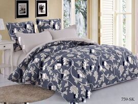 КПБ евро сатин в коробке Satin de Luxe SK Клео <759-SK>