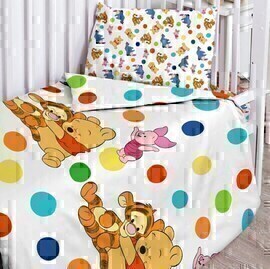 КПБ в детскую кроватку поплин Disney Baby<738381 Винни Пух и друзья>