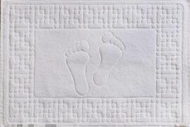 Полотенце махровое Ножки Клинелли ТПК<цвет белый, размер 50*70>(Текстиль для отелей)