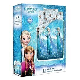 КПБ 1,5сп поплин Холодное сердце <627832 Frozen Панно>